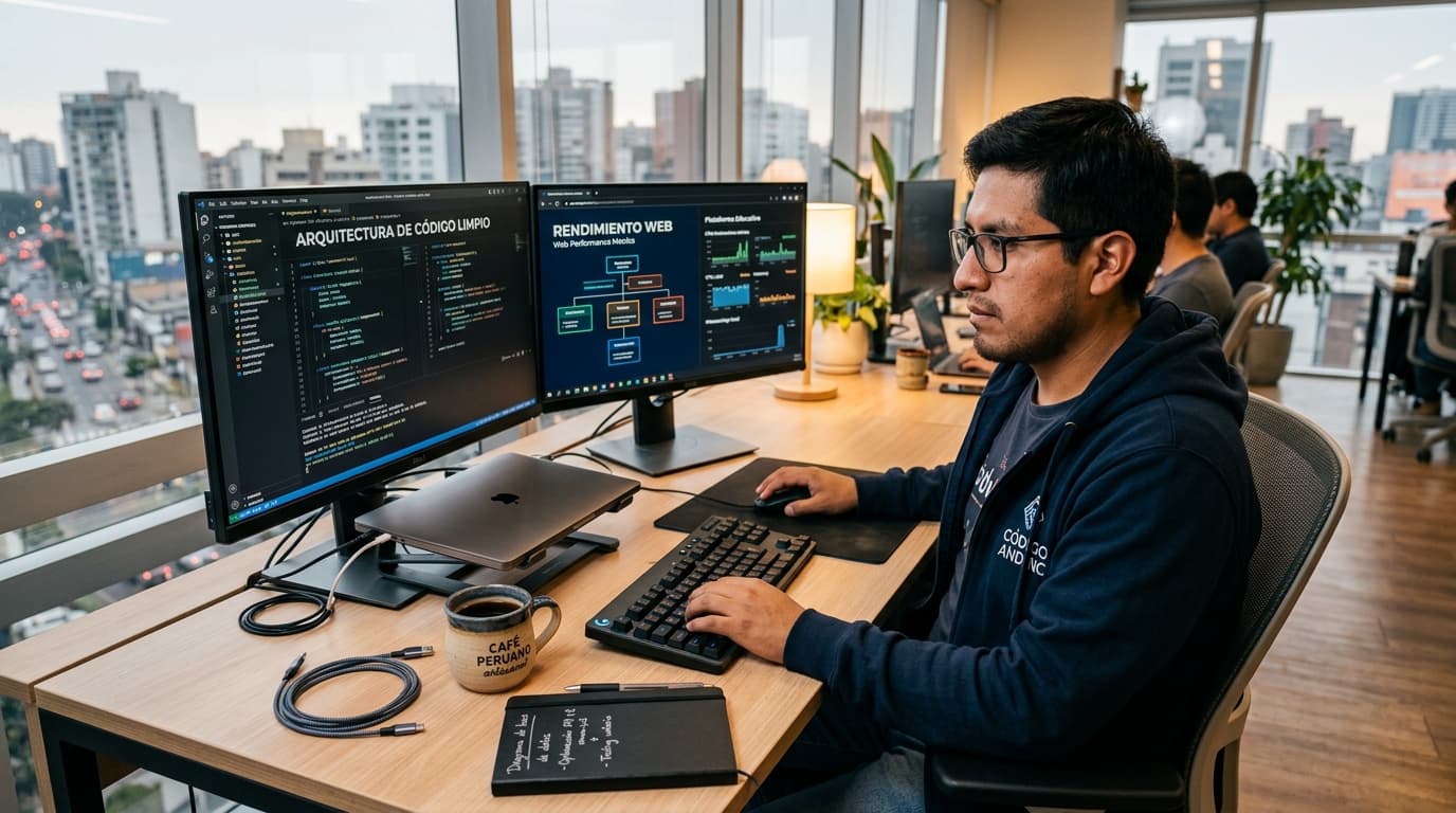 Comparativa técnica entre arquitectura moderna Next.js 15 y CMS tradicional WordPress para empresas peruanas